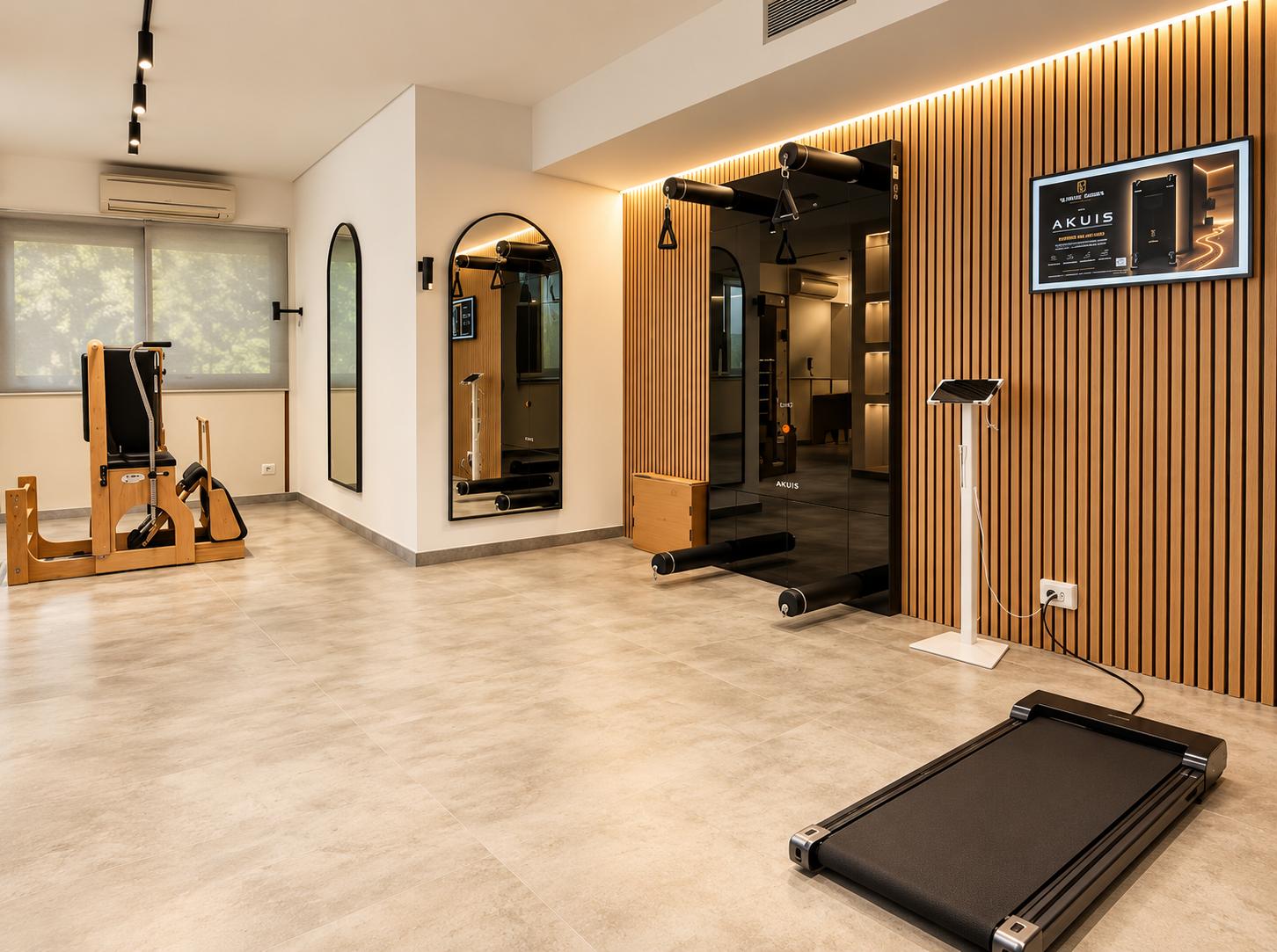 SW2 The Fitness Room con sistema AKUIS Stadia e attrezzature per allenamento e performance